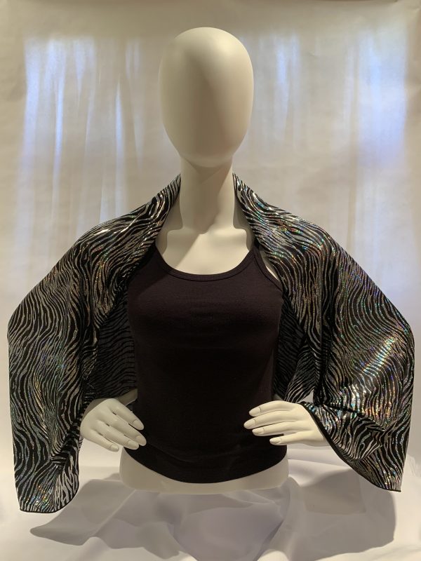 metallic-zebra-stripe-bolero-shrug