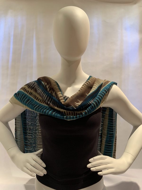 black-blue-brown-mixed-cross-stripes-draped-back-shawl