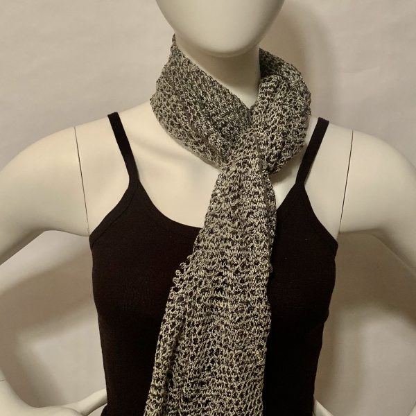 lace-white-silver-hunter-green-stitch-tied-scarf