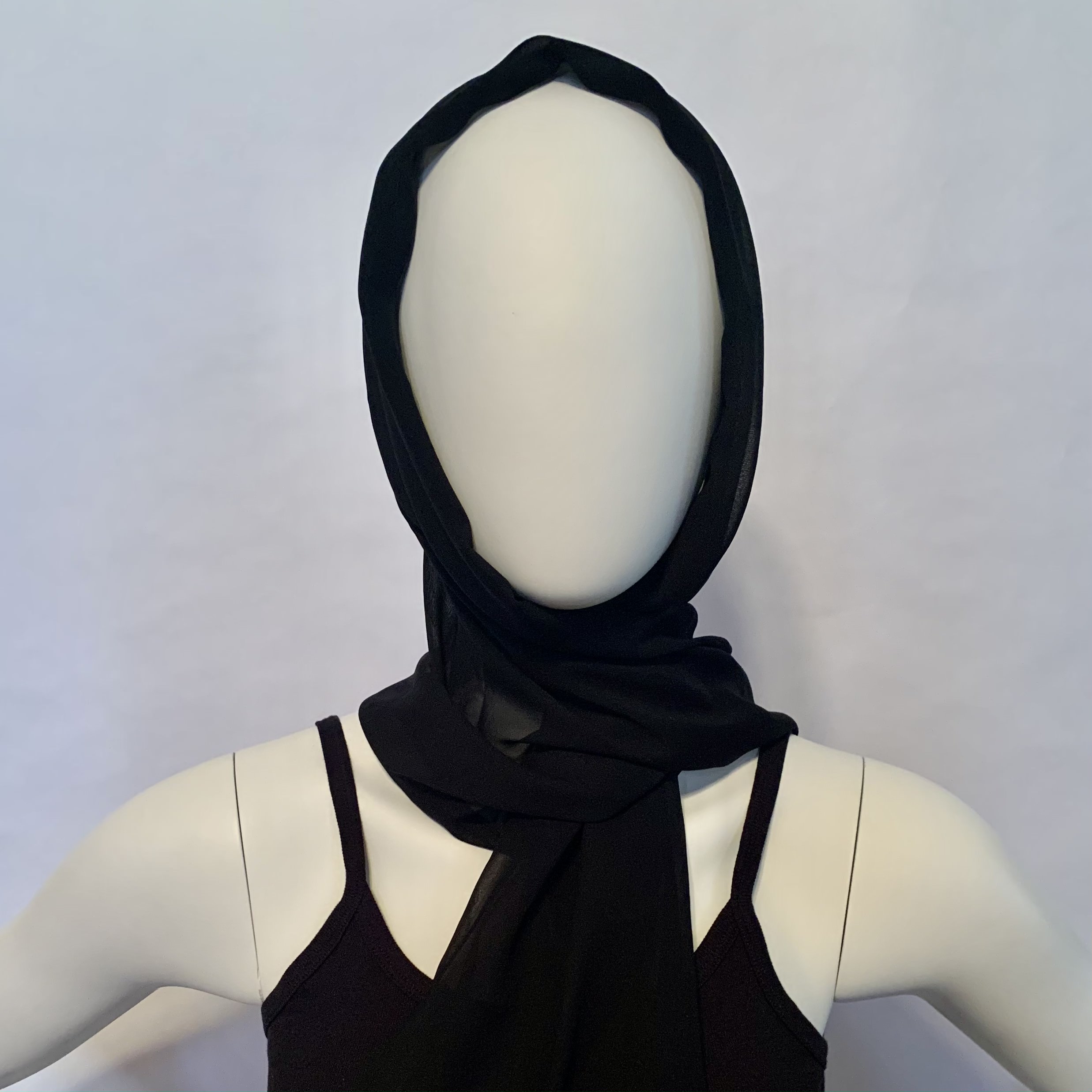 Black Chiffon Scarf - Stately Designs By Donna